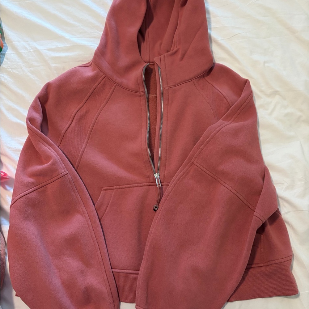 Lululemon Half-Zip Hooded Sweatshirt - Rose